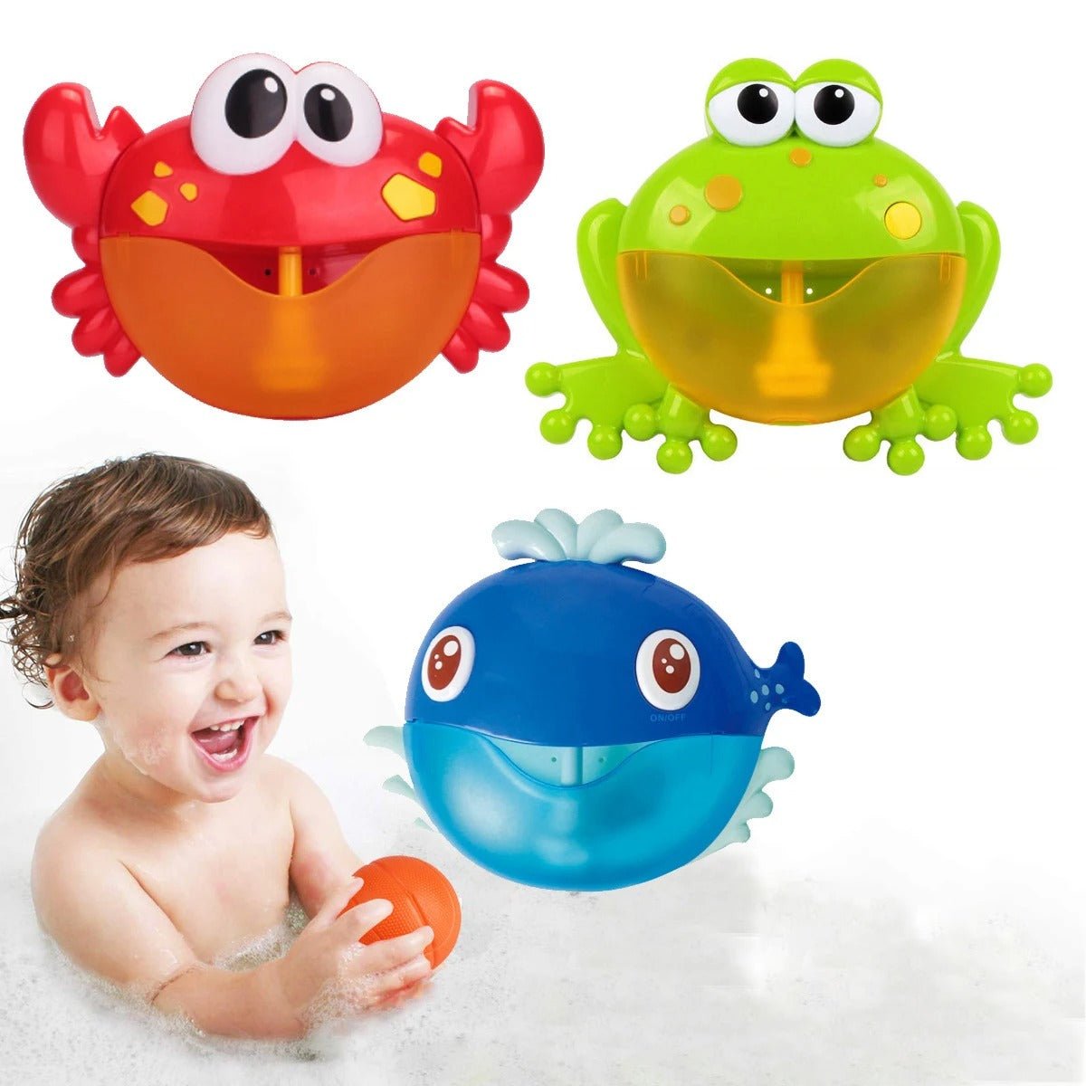 baby bubble™ | Machine à bulles musicale pour le bain - Au petit monde des Loupiots