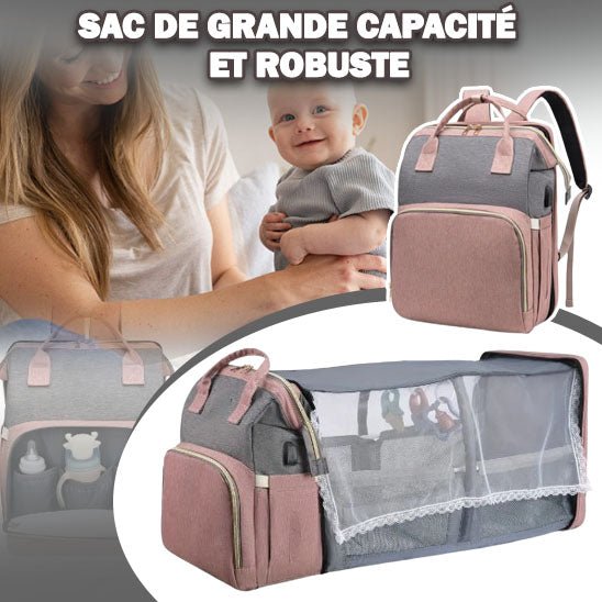 Bed-Bag Baby's™ | Sac compact, multi-usages - Au petit monde des Loupiots